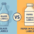 مقایسه لیبل‌های شیشه‌ای با لیبل‌های کاغذی یا پلاستیکی